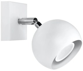 Lampada da parete bianca Ollo - Sollux