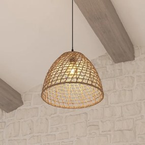 Atmosphera - Lampadario a sospensione con filo JADA 1xE27/40W/230V rattan