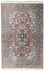 Ghom Tappeto 160x110 Rosso (Iran) Annodato A Mano