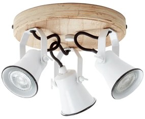 Brilliant - Faretto SEED 3xGU10/5W/230V bianco/beige
