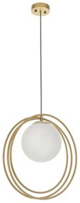Endon 92488 - Lampadario a sospensione con cavo EMILIO 1xE27/10W/230V dorato