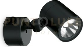 O-zone applique a parete ip66 nero led 3000k 13w  1100 lm