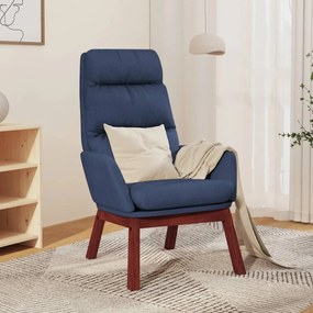 Sedia Relax Blu İn Tessuto /