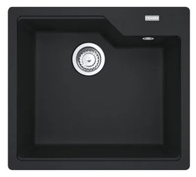 Lavello integrato 1 vasca FRANKE Urban fragranite L 50 x L 56 cm nero