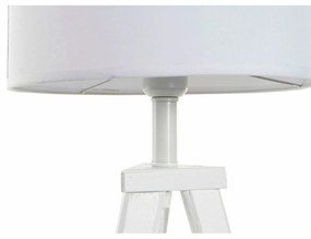 Lampada da tavolo DKD Home Decor Bianco Poliestere Legno 220 V 50 W (30 x 30 x 72 cm)