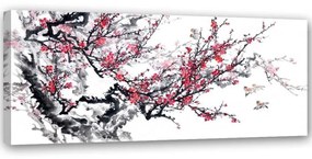 Quadro su tela, Fiori di ciliegio giapponesi