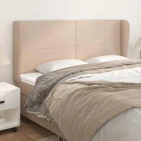 Testiera Ad Orecchio Cappuccino 163x23x118/128 Cm İn Similpelle /