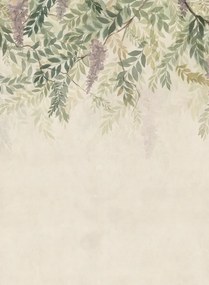 Sandberg Carta da parati panoramica Wisteria - Green