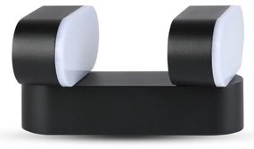Applique da esterno a LED flessibile 2xLED/12W/230V IP65 nero