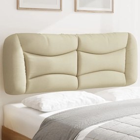 Cuscino Testiera Crema 140 Cm İn Tessuto /