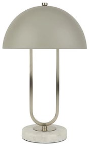 Searchlight EU60949GY - Lampada da tavolo DOME 1xG9/7W/230V argento