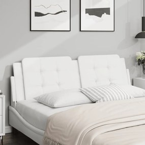 Cuscino Testiera Bianco 160 Cm İn Similpelle /