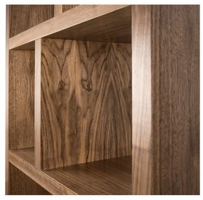 Libreria marrone effetto noce 70x198 cm Berlin - TemaHome