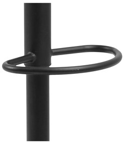 Sedia da bar grigia in imbottito con altezza regolabile (altezza della seduta 62 cm) Finch – Actona