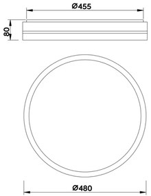 Globo 41759-40 - Plafoniera LED dimmerabile MANNI LED/40W/230V + +TC