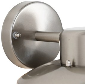 Lampada da parete industriale in acciaio IP44 - Shell