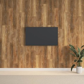 Pannelli Da Parete Effetto Legno Marrone Pvc 2,06 M² /