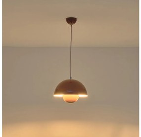 Lampadario a sospensione con filo 1xE27/15W/230V rosso