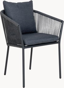 Sedie da pranzo da giardino con braccioli Salerno, set da 4