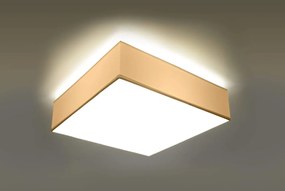 Plafoniera Quadrata da Soffitto in PVC 2xE27 HORUS 35 White da interno
