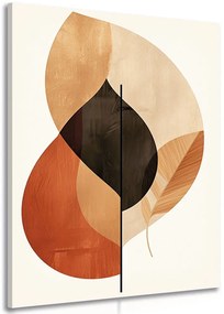 Quadro su tela – Foglie astratte No3