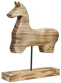 Figura decorativa legno chiaro 48 cm COLIMA Beliani