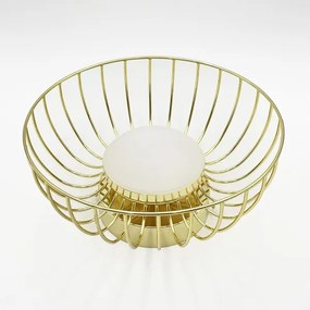 Plafoniera LED BETSY LED/12W/230V Ø 25 cm dorata