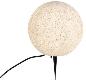 Lampada da esterno moderna grigia 25 cm IP65 - Nura