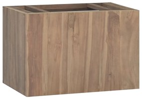 Mobile Da Bagno A Parete 60x39x40 Cm İn Legno Massello Di Teak /