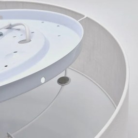 Plafoniera SIRJA 2xE27/60W/230V d. 45 cm bianco