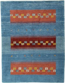 Gabbeh Tappeto persiano 160x200 Blu (Iran) Annodato A Mano
