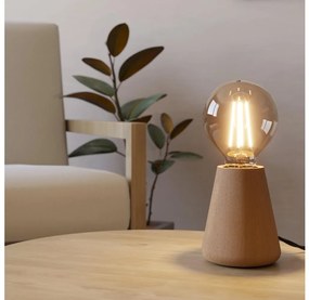 Eglo 44014 - Lampada da tavolo ASBY 1xE27/40W/230V beige