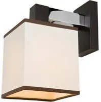 Lampada a Parete Amelia, Nero, Legno, 23x18x18 cm, EPIKASA