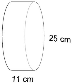 Applique ARENA 1xE27/60W/230V nera