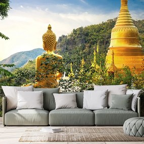Carta da parati – Vista del Buddha dorato