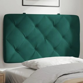 Cuscino Testiera Verde Scuro 80 Cm İn Velluto /