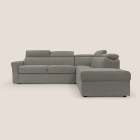 Avalon divano letto angolare con materasso H18 cm in tessuto impermeabile T03