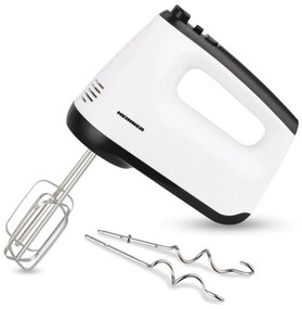 Heinner HM-400WHBK - Sbattitore a mano 400 W/230 V bianco/nero