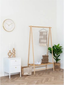 Coperta marrone chiaro in cotone riciclato 130x180 cm Adana – House Nordic