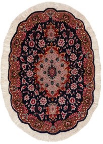 Tabriz Tappeto 80x60 (Iran) Annodato A Mano