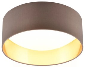 Marrone chiaro Plafoniera LED ø 30 cm Locarno - Trio