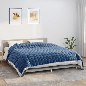 Coperta Ponderata Blu 220x260 Cm 11 Kg Tessuto /
