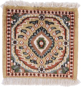 Agra Tappeto 30 x 30 (Indian) Annodato A Mano