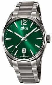 Orologio Uomo Lotus 18684/4 Verde Argentato