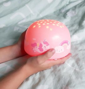 A Little Lovely Company - lampada con proiettore - unicorni