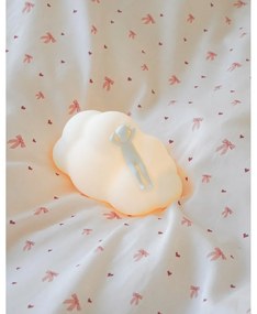 Set copripiumino e federa da bambini giallo chiaro/rosa in cotone organico per letto singolo 140x200 cm Bows – Cam Cam Copenhagen