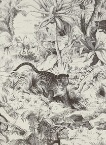 Manuel Canovas Carta da parati Salvator - Graphite