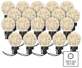 Catena decorativa da esterno LED 20xLED/12,6m IP44 bianco caldo
