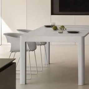 Set Tavolo Rettangolare Arnadine (180x100 Cm) E 6 Sedie Da Pranzo Alanys Grigio Chiaro - Sklum