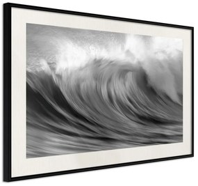 Poster  Big Wave  Cornice Quadri Cornice nera con pass-partout, Larghezza x Altezza Home decor 30x20